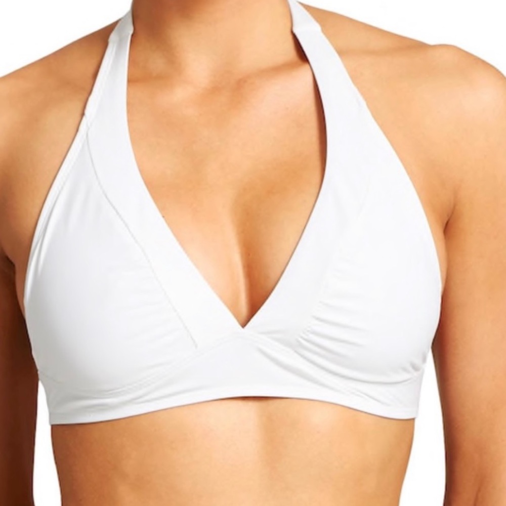 Athleta Shirrendipity halter bikini top